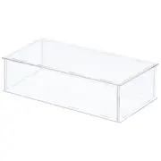 Acrylic Display Case Plastic Box Cube Storage Assemble Showcase 41x10.5x20.5cm