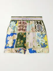 [ALÉMAIS] ALÉMAIS - Bianca Printed Linen Shorts - Multi - US0 US 0 Multi
