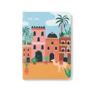 Letts 2024 Wanderlust A6 Weekly Planner Diary in Aesthetic Santorini Design