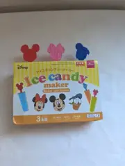 Disney Mickey Mouse and Friends Ice Candy Ice Pop Popsicle Maker Made In Japan
