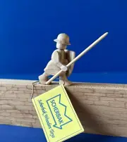 Medieval Waldorf toy knight castle wooden figure Erzgebirge Ostheimer Lego size