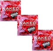Four Seasons Naked Strawberry Flavoured Condoms - Ultra Thin - Lubricated - Bulk Pack of 144