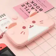 GeekShare Pink Cat Ears Nintendo Switch/OLED Carry Case Video Game Accessories