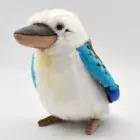 Hansa Blue-winged Kookaburra Plush 18x12x17cm No.3775 BH3775