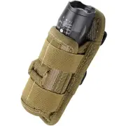 Tactical Flashlight Pouch Rotatable Flashlight Holder Belt Clip Torch Carry Case