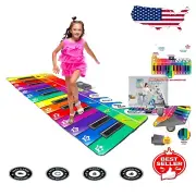 Fun & Educational 6 Ft. Floor Piano Mat with 8 Instruments & Record Feature