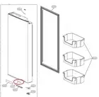 LG FRIDGE DOOR LED EAV63332113 GF-B590 GF-L570 GF-V570 GF-VB590MBL