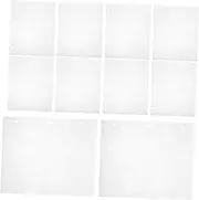 TEHAUX 10pcs Card Album Loose Leaf Clear Card Sleeves A5 Binder Cards Binder Clips Binder Photo Pockets Trading Card Sleeve Binder Inserts Photo Card Binder Card Pages Transparent Pp