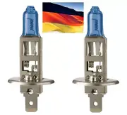 Flosser SilverBlue H1 70W White Two Bulbs Head Light Low Beam Replacement Lamp
