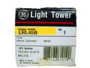 New General Electric Light Tower White 45mm Modular Component Lens, LRL45B