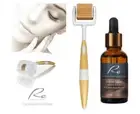 Re Eyes & Face Micro-Needle Derma Roller + Retinol Serum Intense Repair & Reg...