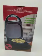 Brentwood Appliances TS-256BL 3 in 1 Breakfast Maker Blue Egg Maker Aqua