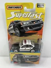 Matchbox SuperFast Ford Falcon Police 28 Black White HTF