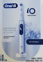 NEW Oral-B iO Electric Rechargeable Toothbrush Professional Unit in White