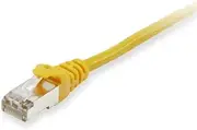 606300 Cat.6A S/FTP Patch Cable, Yellow, 0.15 m