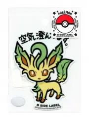 Leafeon #470 Sticker B SIDE LABEL Pokemon Center Japan WATER & UV PROTECTED