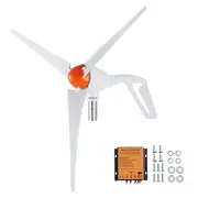 500W Wind Turbine Generator, 12V Wind Turbine Kit, 3-Blade Wind Power Generator with MPPT Controller, Adjustable Windward Direction & 2.5m/s Start Wind Speed, Suitable for Home, Farm, RVs,