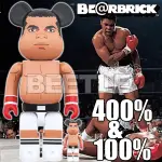 BEETLE BE@RBRICK MUHAMMAD ALI 拳王 穆罕默德·阿里 阿里 庫柏力克熊 100 400%