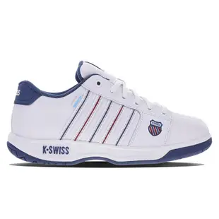 (元二商店）K-SWISS 休閒鞋 KS Eadall WP 男款 運動鞋 復古鞋 防水皮革 白藍06781-175