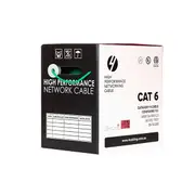 Cat6 Ethernet 305M Cable Reel Box Utp Lan Cable Solid Conductor Green
