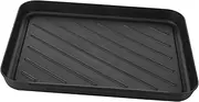 FIXOSHEE 1Pc Multipurpose Shoes Storage Tray Durable Plastic Sundries Mat for Entryway Boots Organizer Car Trunk Indoor Use Easy Clean Chevron Design