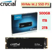 Crucial 1TB 2TB P3 NVMe SSD M.2 5000 MB/s PCIe G4 Internal Solid State Drive