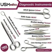 Orthodontic Bracket Teeth Dressing Dental Tweezers Stitch Scissor Sickle Scalers