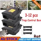 3~12 PCS Defence Rat Bait Station Trap Lockable Control Box Rodent Poison Mouse
