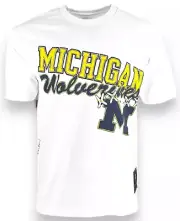 Cactus Jack Travis Scott x Mitchell & Ness T-Shirt University Michigan Wolverine