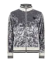 Moncler X Palm Angels Chenille Zip-Up Sweashirt black