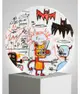 法國 Ligne Blanche 瓷盤/ Jean­Michel Basquiat Batman/ 21 CM