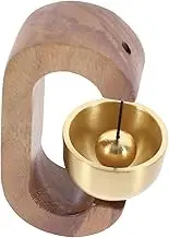 Cabilock Magnetic Wooden Doorbell Chime Decorative Door Bell Ornament for Wind Chime with Soft Sound Present for Housewarming Special Occasions Design