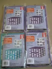 Essentials Set of 4 Collapsible Storage Containers w/Handle ~ Cubes 11x11x8 inch