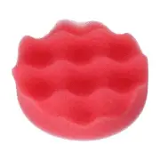 Buffing Sponge Pads 3" Polishing Wheel Waffle Finishing Grip Pad, Red