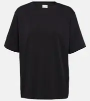 [Dries Van Noten] Dries Van Noten Cotton jersey T-shirt AU 14 black