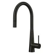 Oliveri Goose Neck Mixer Pull Out Lead Free - Black