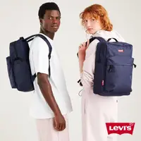 在飛比找momo購物網優惠-【LEVIS 官方旗艦】男女同款 經典後背包/Logo刺繡布