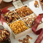 Sympathy Nuts Gift Basket Gourmet Nut Box Assortment for Men and Women, Healthy