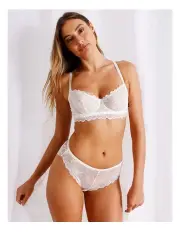 [Chloe & Lola] Embrace Longline Underwire Bra in Ivory