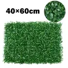 40x60cm Artificial Plant Walls Foliage Hedge Grass Mat Greenery Panels Fence Hom