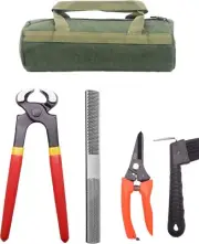 8 inch Farrier Tool Kits （5 Piece） Mini Rasp Hoof File Equine Metal S
