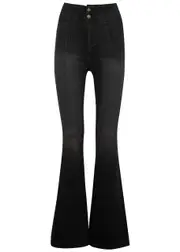 Free People Jayde Black Flared Jeans - W25 W25