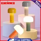 LED Mushroom Table Lamp 3 Color Stepless Dimmable Touch Lamp
