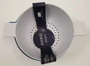 Food52 Colander and Bowl Set Blue & White Kitchen Strainer and Bowl - Brand New