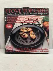 Royal Chef Stove Top Grill Xylan Non-Stick Coating S