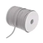 1/4 Inch Double Fold Bias Tape Continuous Bulk Bias Tape (Grey 100 Yards)