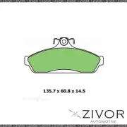 Brake Pads - Front For HOLDEN COMMODORE SL/E VH 5.0L 4D Sdn 308 (LV2) 1981-1984