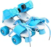 Kids Adjustable Roller Skates Rollerskate,Indoor and Outdoor,4 Wheels Quad Skates for Boys and Girls Beginner Gift