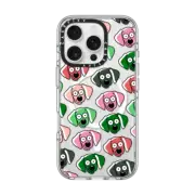 iPhone 16 Pro Clear Case MagSafe Compatible Dogs Faces
