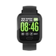P30 1.3 inch Smart Bracelet, Support Heart Rate & Blood Pressure Monitoring / Sedentary Reminder / Sleep Monitoring / Call Reminder (Black)